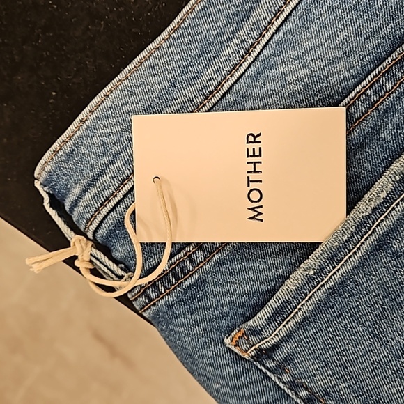 💕MOTHER💕 The Insider Crop Step Fray Jeans ~ Juicin' 34 NWT - Picture 14 of 16